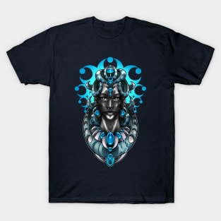 Moon Priestess Digital Design T-Shirt